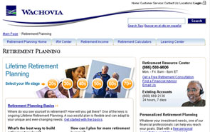 Wachovia re-design